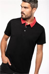 POLO JERSEY BICOLORE UOMO